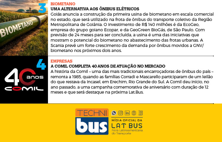 Confira o conte�do da revista Technibus de Abril