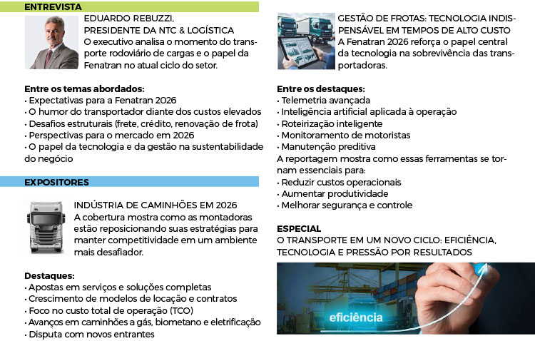 Edi��o especial Fenatran 2026 | Transporte Moderno