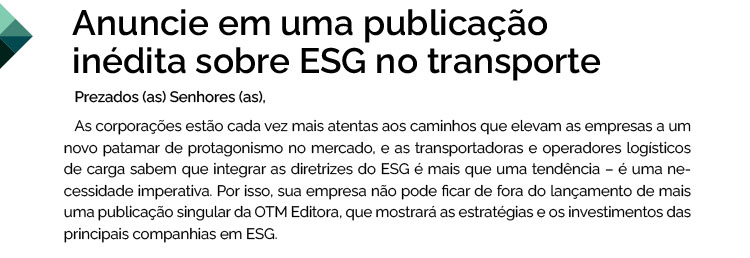 Edio indita - ESG no transporte