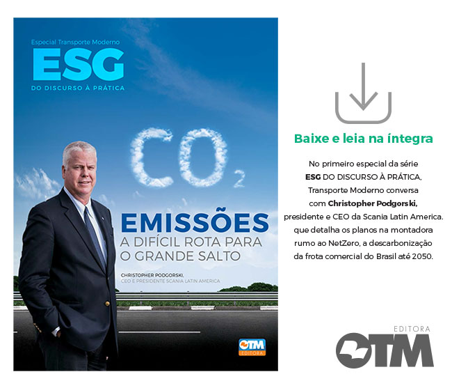Caderno especial Transporte Moderno - ESG, do discurso  prtica