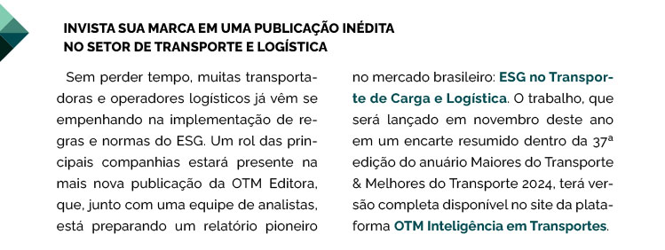 Edio indita - ESG no transporte