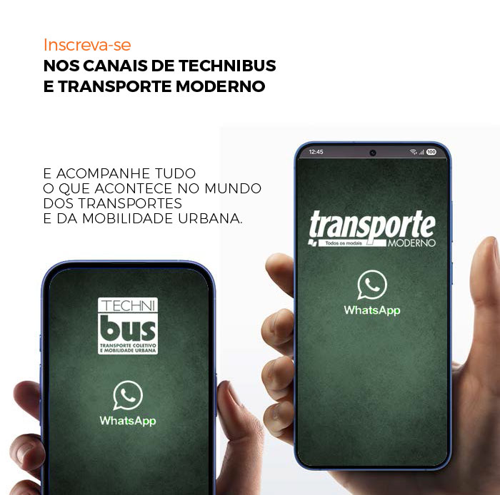 Siga Technibus e Transporte Moderno nos canais do Wahtsapp